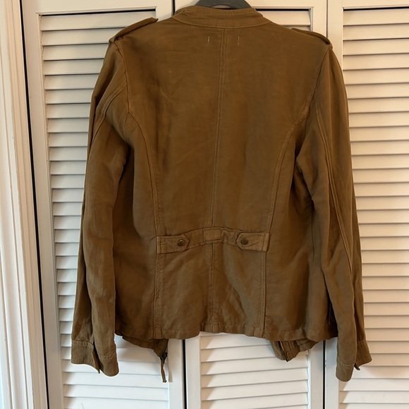 Lucky Brand linen utility jacket S EUC - Picture 4 of 4